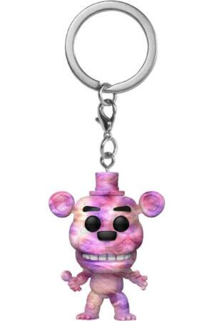 POP KEYCHAIN: FNAF- TIE DYE FREDDY